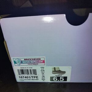 Skechers Cozy Weather Ankle Boots - Taupe